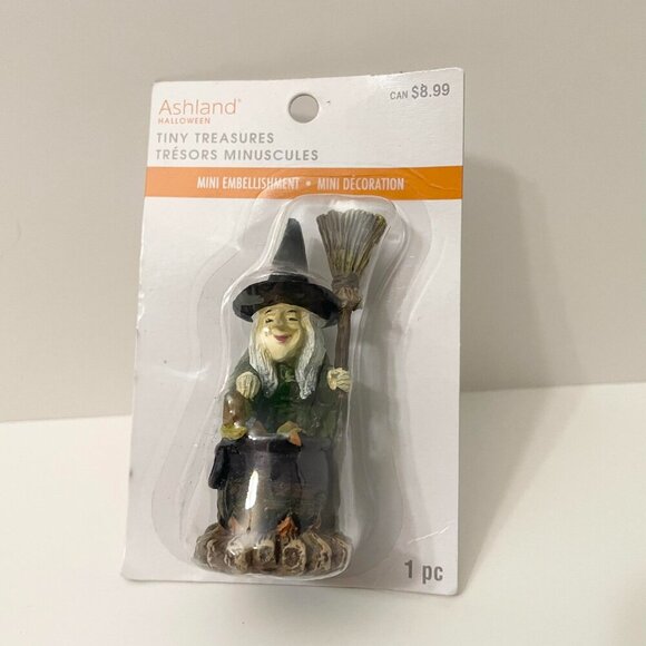 Ashland Halloween Tiny Treasures Witch Figurine Damaged Packaging - Picture 15 of 16